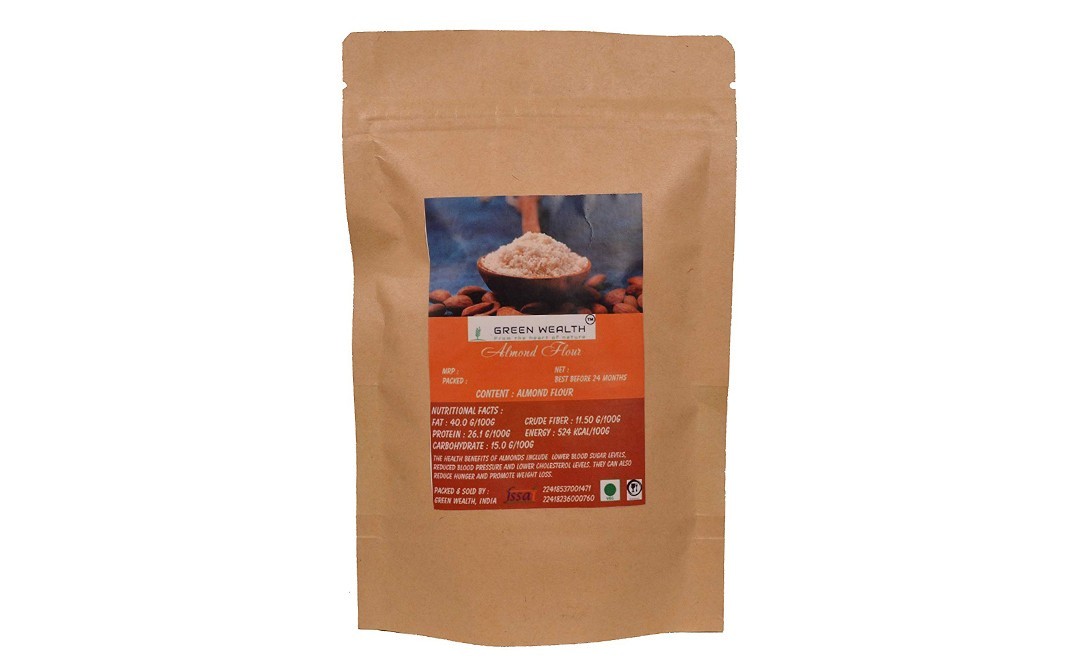 Green Wealth Almond Flour    Pack  200 grams